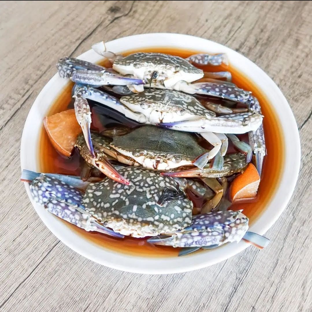 Raw Marinated Crabs 게장 Gejang - Ganjang (soy), Yangnyeom (spicy), Taegug (thai)