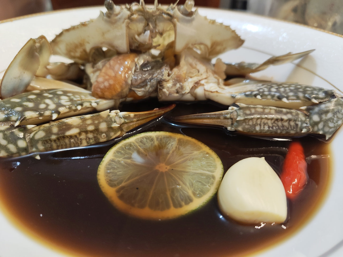 Raw Marinated Crabs 게장 Gejang - Ganjang (soy), Yangnyeom (spicy), Taegug (thai)