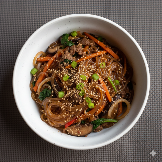 Japchae 잡채 Korean glass noodles stir-fried with vegetables 200g