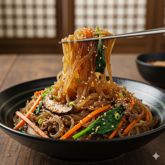 Japchae 잡채 Korean glass noodles stir-fried with vegetables 200g