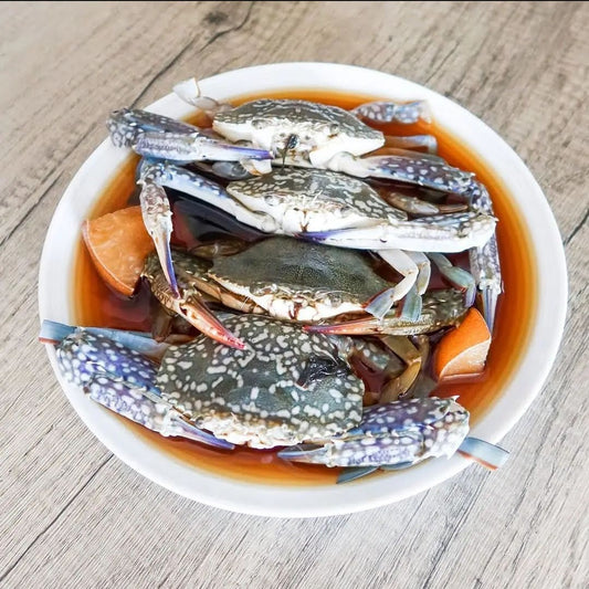 Raw Marinated Crabs 게장 Gejang - Ganjang (soy), Yangnyeom (spicy), Taegug (thai)