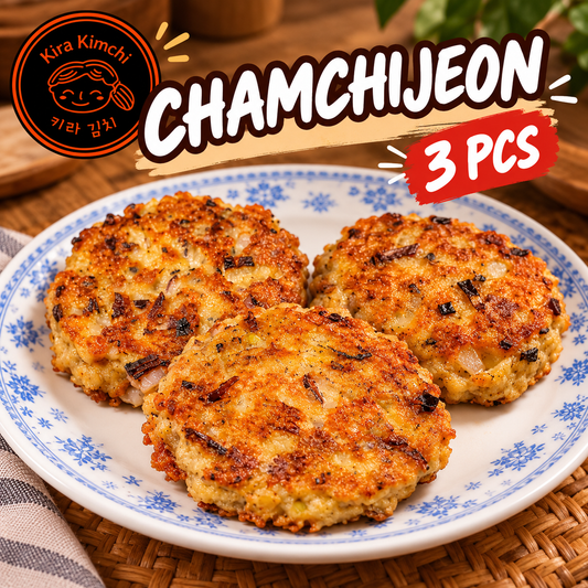 [KIRA KIMCHI] Chamchijeon 참치전 - Korean Tuna Pancakes