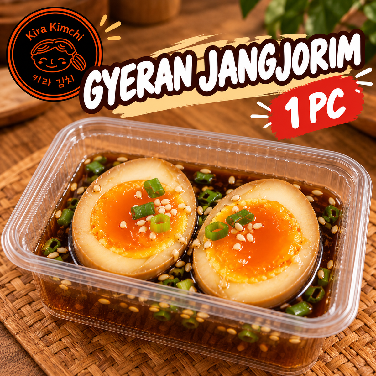 [KIRA KIMCHI] Gyeran Jangjorim 계란장조림 - Korean Eggs in Savoury Soy Broth