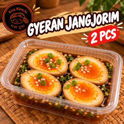 [KIRA KIMCHI] Gyeran Jangjorim 계란장조림 - Korean Eggs in Savoury Soy Broth